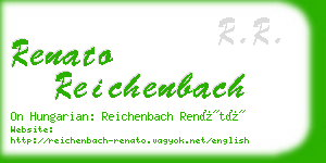 renato reichenbach business card